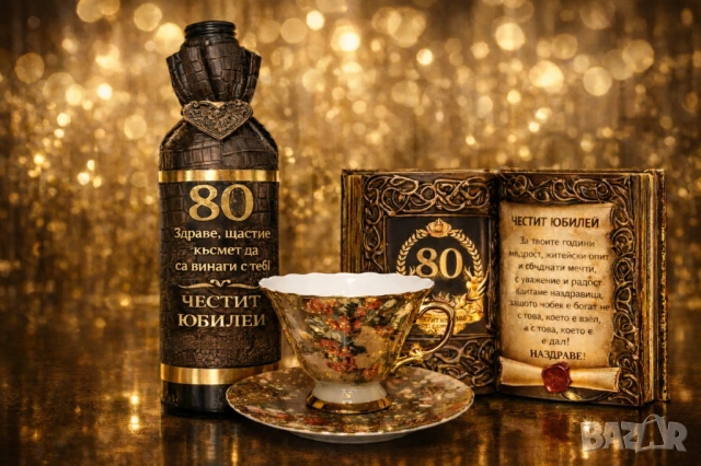 Оригинален подарък за 80 годишен юбилей на мъж или жена