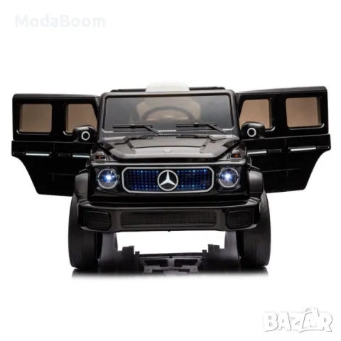 Акумулаторен джип Mercedes EQG Electric G-Class 12V с отварящи се врати меки гуми 4x4, снимка 15 - Коли, камиони, мотори, писти - 48683105