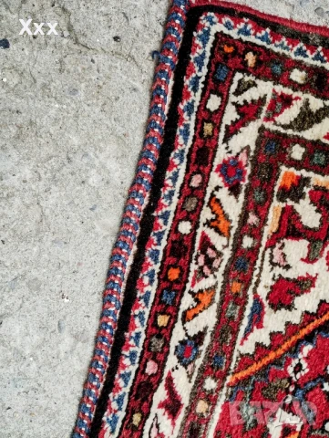 Ръчно тъкана вълнена пътека.Иранска.Антика за ценители., снимка 7 - Пътеки - 51018919