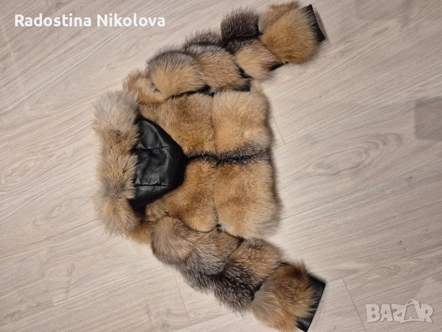 Палто от сребърна лисица , снимка 3 - Палта, манта - 53167286