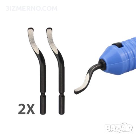 2 броя резервни ножчета за ръчен иструмент за почистване на остри ръбове NB1100