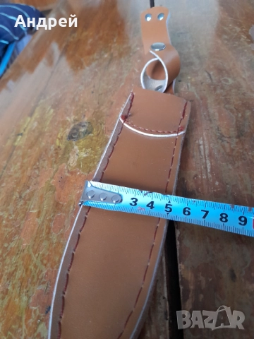 Стара кожена кания за нож #16, снимка 3 - Други ценни предмети - 52064759