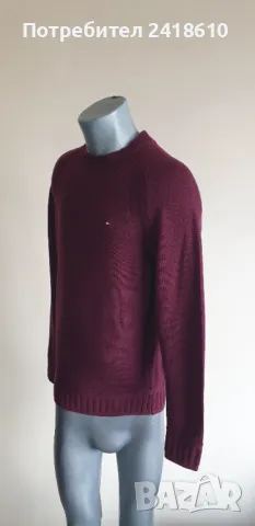 Tommy Hilfiger Wool Mens Size S / M НОВО! ОРИГИНАЛ! Мъжки Вълнен Пуловер!, снимка 11 - Пуловери - 49130232