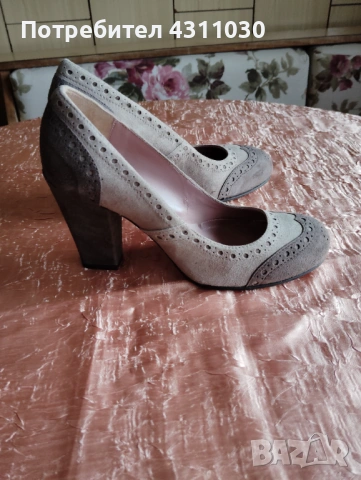Елегантни дамски обувки un deux Trois 37 номер, снимка 2 - Дамски обувки на ток - 53390287