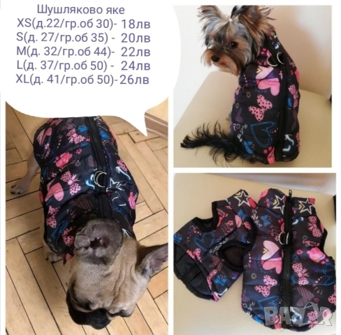 Яке за куче / Дреха за куче / Кучешка дреха, снимка 3 - За кучета - 52332511
