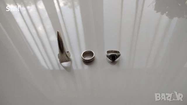 сребърни висулки за колие,пръстени обеца за пъп, снимка 3 - Колиета, медальони, синджири - 51367234