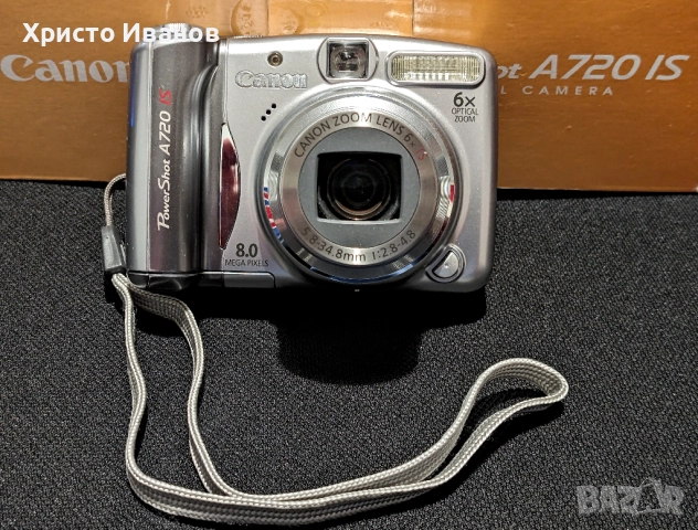 Фотоапарат Канон,Canon Power Shot A720IS, снимка 6 - Фотоапарати - 52892866