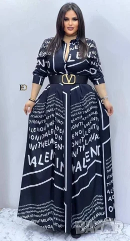 дълги рокли тип риза versace valentino garavani christian dior dolce gabbana louis vuitton , снимка 17 - Рокли - 50574326