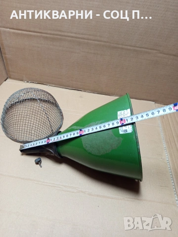 Соц Стара Емайлирана Лампа. Номер 590., снимка 14 - Антикварни и старинни предмети - 53205679