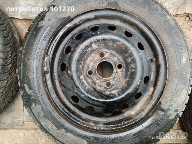 4 бр. железни джанти 14" за Opel Astra G (1998-2004), снимка 8 - Гуми и джанти - 41483029