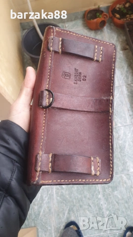 Стара военна паласка Кожена чанта, снимка 5 - Колекции - 53677181