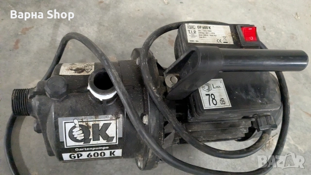 Помпа за вода T.I.P. GP 600 K – 550W, снимка 2 - Напояване - 53773862