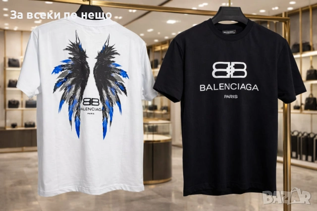 Balenciaga Мъжка Тениска👕Мъжка Блуза С Къс Ръкав - Различни Цветове Код Urban, снимка 2 - Тениски - 53665812