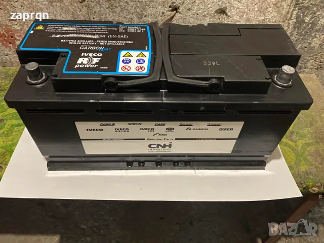 Акумулатор Exide 110 ам/ч 800 А Iveco оригинален с гаранция, снимка 2 - Части - 48525241