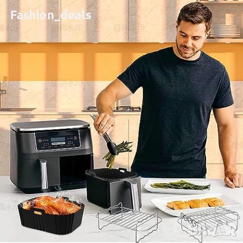 Нов комплект Аксесоари за въздушен фритюрник Дом Кухня Подарък, снимка 5 - Други стоки за дома - 42537501