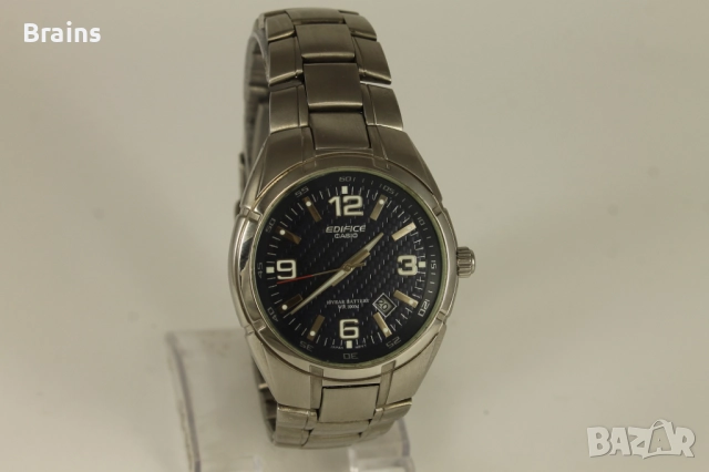 Мъжки Стоманен Кварцов Часовник CASIO Edifice EF-125, снимка 2 - Мъжки - 52509744