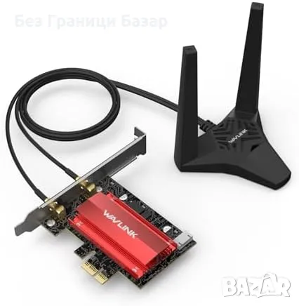 Нова Ултра-бърза WiFi 7 PCIe карта, трибандова BE200 + Bluetooth 5.4