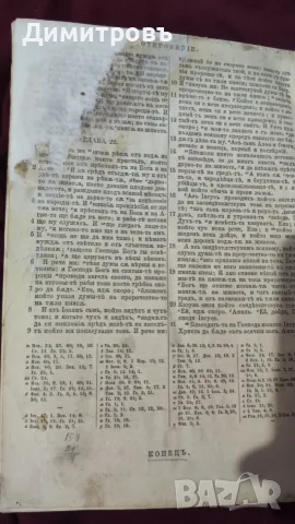 Цариградска Библия 1874г, снимка 13 - Антикварни и старинни предмети - 56239337