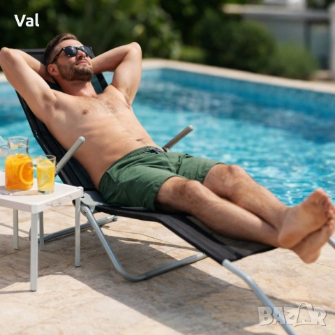 Градински шезлонг - перфектна комбинация от елегантност и практичност, снимка 7 - Градински мебели, декорация  - 53843033