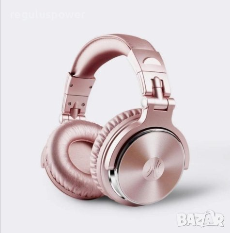 Слушалки Hi-res OneOdio Studio Pro 10 Rose Gold, 20 Hz-40 KHz, 32 Ом, 1600 mw, 6.35/3.5 mm, снимка 6 - Слушалки и портативни колонки - 42484908