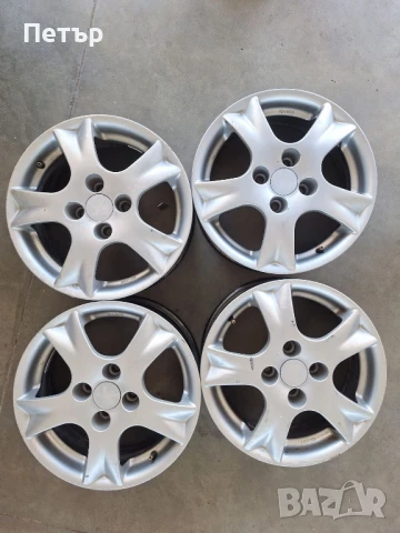 АЛУМИНИЕВИ ДЖАНТИ ЗА ПЕЖО МАЗДА КИА ТОЙОТА  -4Х100Х54-15 цола