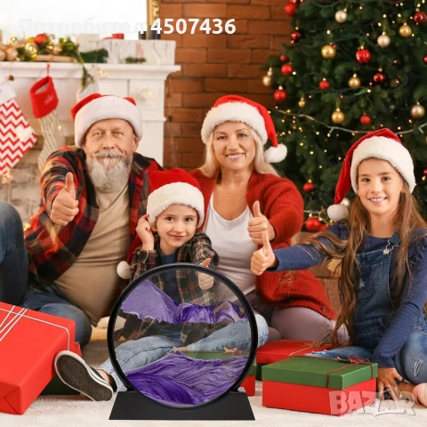 Стъклен пясъчен арт-Стояща динамична 3D картина с движещ се пясък, декорация за дома и офис, снимка 10 - Декорация за дома - 50796103