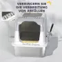 PawHut Котешка тоалетна с капак, лъжичка, снимка 9