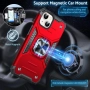 Промо! Удароустойчив кейс за iPhone 15, 14, 13 – Червен, DASFOND Armor, снимка 3