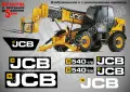 JCB строителна техника и механизация стикери, снимка 4