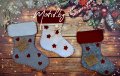 Коледен чорап за прибори , елха, снимка 1 - Декорация за дома - 42445517