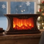 Декоративна LED камина с реалистичен ефект на пламък и жарава, снимка 4
