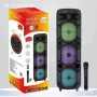 Преносима караоке колона WDLR-DR-8839 3х8,5 инча микрофон, снимка 1