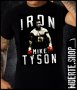 Черна тениска с щампа IRON MIKE TYSON CLASSIC, снимка 1 - Тениски - 41567351