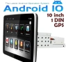 Универсална мултимедия 10 инча за автомобил ANDROID 1 DIN блутут GPS , снимка 2