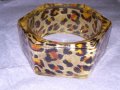 ЕФЕКТНА ФЕШЪН - АРТ ЛЕОПАРДОВА ОКРАСКА ШЕСТОЪГЪЛНА ГРИВНА 10351, снимка 5