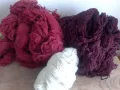 100% домашна вълнена прежда за плетене , снимка 1