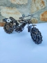 метален мотоциклет, ръчно изработен , снимка 4
