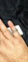 Сребърен пръстен с циркони , снимка 3