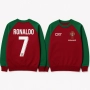 Роналдо Португалия Анцуг Блуза + Долнище Червен + Зелен 2026 Детски комплект, снимка 1