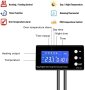 Нов Дигитален термостат за затъмняване, дневен и нощен таймер за контрол температурата на влечуги, снимка 6
