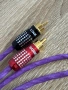 Sonic Link Ultra Violet (Black Rhodium) RCA / Аудио кабели, снимка 7
