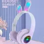 Безжични Детски слушалки Заешки уши Rabbit Headphones PM-08, снимка 3