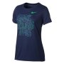 Дамска тениска Nike W Dry Run This, снимка 1 - Тениски - 44254992