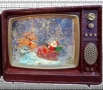 Коледен ретро телевизор - декорация, снимка 4