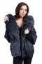 Зимно дамско яке с качулка 4070, яка от изкуствен косъм, снимка 2
