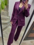 Лилав дамски костюм, снимка 8