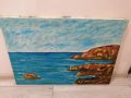 Маслена картина Море , снимка 1 - Картини - 34362030