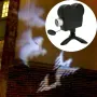 Banapoy Хелоуин / коледен проектор със статив НОВ, снимка 7