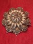 РАЗКОШНА СТАРИННА СРЕБЪРНА ФИЛИГРАННА ФЛОРАЛНА БРОШКА ФИНА МАЙСТОРСКА РЪЧНА ИЗРАБОТКА УНИКАТ 35809, снимка 4