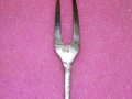 СТАРА ФЛОРАЛНА КОЛЕКЦИОНЕРСКА ДЕСЕРТНА СРЕБЪРНА ВИЛИЧКА СРЕБРО 800 ПРОБА 43001, снимка 14
